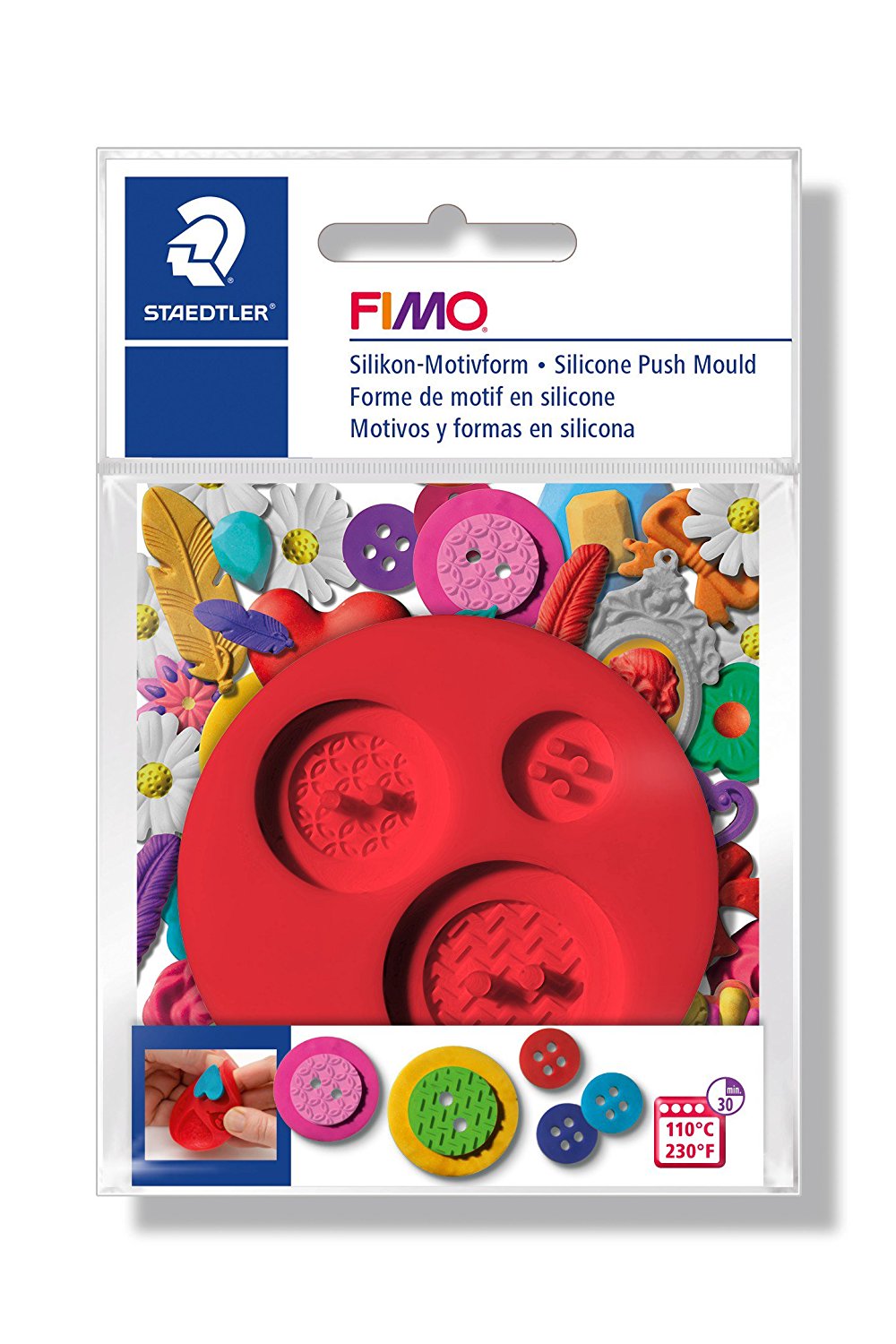 Set accesorii, FIMO Forme Nasturi, STAEDTLER