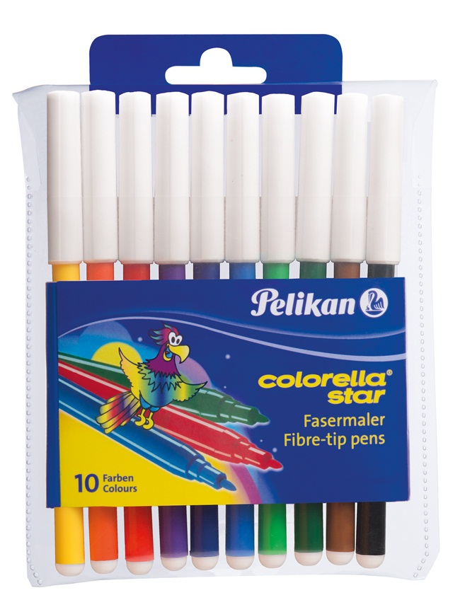 Carioci 10 culori/set PELIKAN Colorella Star C302