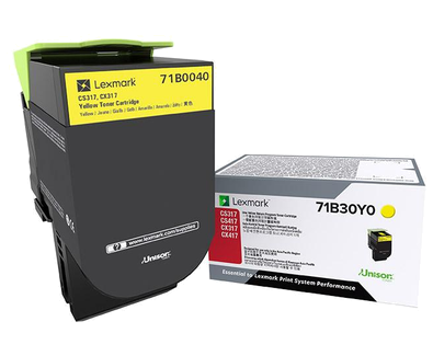 Toner, Yellow, LEXMARK 71B0040