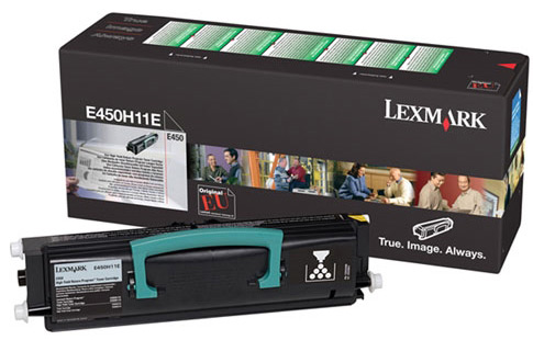 Toner, black, LEXMARK E450H11E