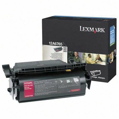 Toner, black, LEXMARK 12A6765