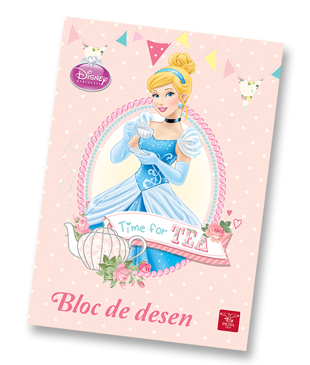 Bloc de desen A4 160 g/mp 16 file PRINCESS