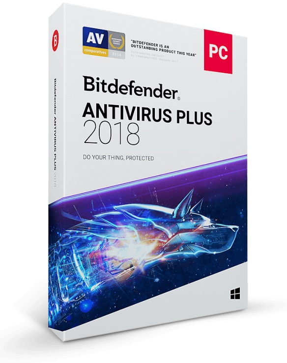 BITDEFENDER Antivirus Plus 2018, 3 PC, 1 an, New License, Retail Box