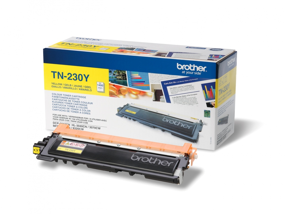 Toner, yellow, BROTHER TN230Y