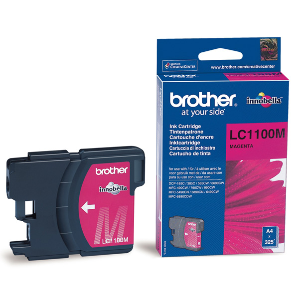 Cartus, magenta, BROTHER LC1100M