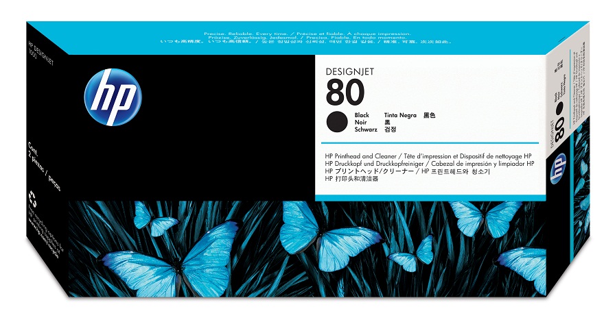Printhead, black, Nr. 80, HP C4820A
