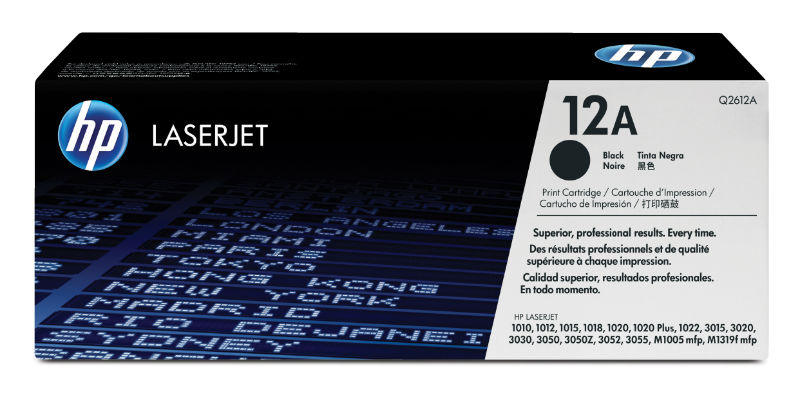 Toner, black, Nr. 12A, HP Q2612A