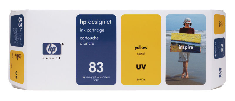 Cartus, yellow, Nr. 83, HP C4943A UV