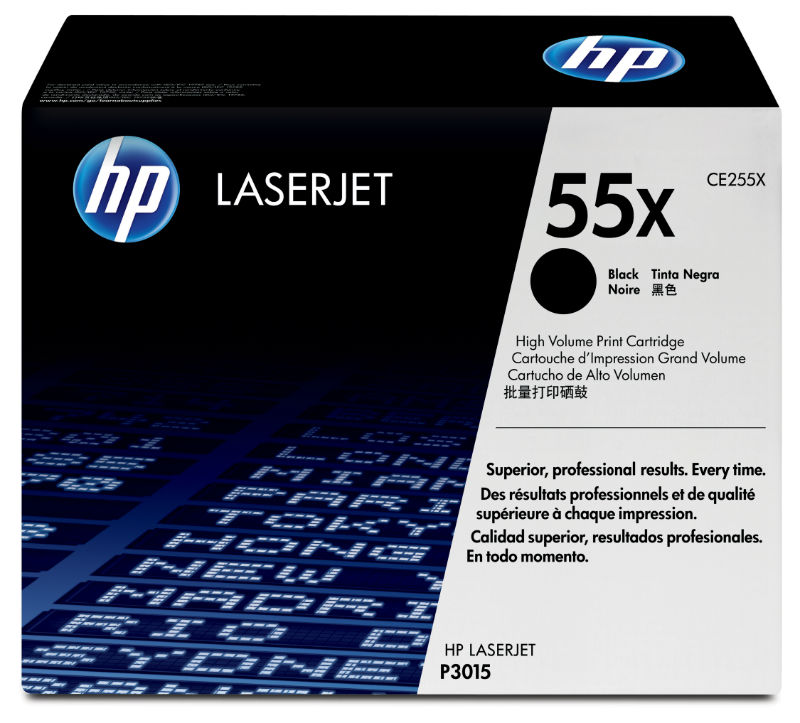 Toner, black, Nr. 55X, HP CE255X