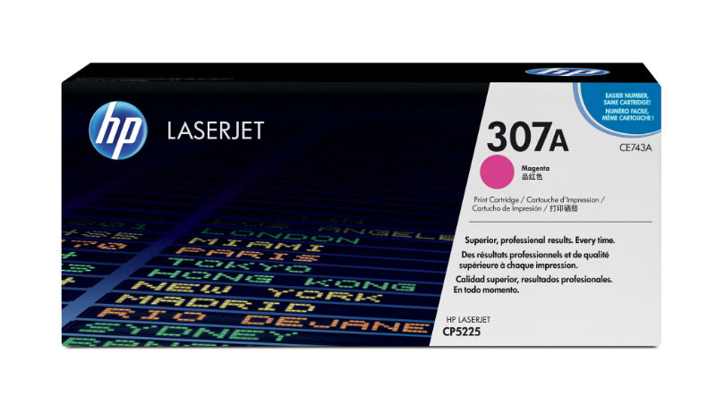 Toner, magenta, Nr. 307A, HP CE743A