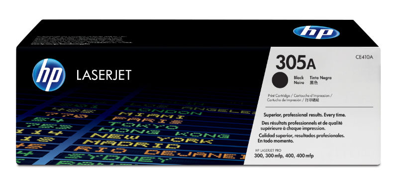 Toner, black, Nr. 305A, HP CE410A