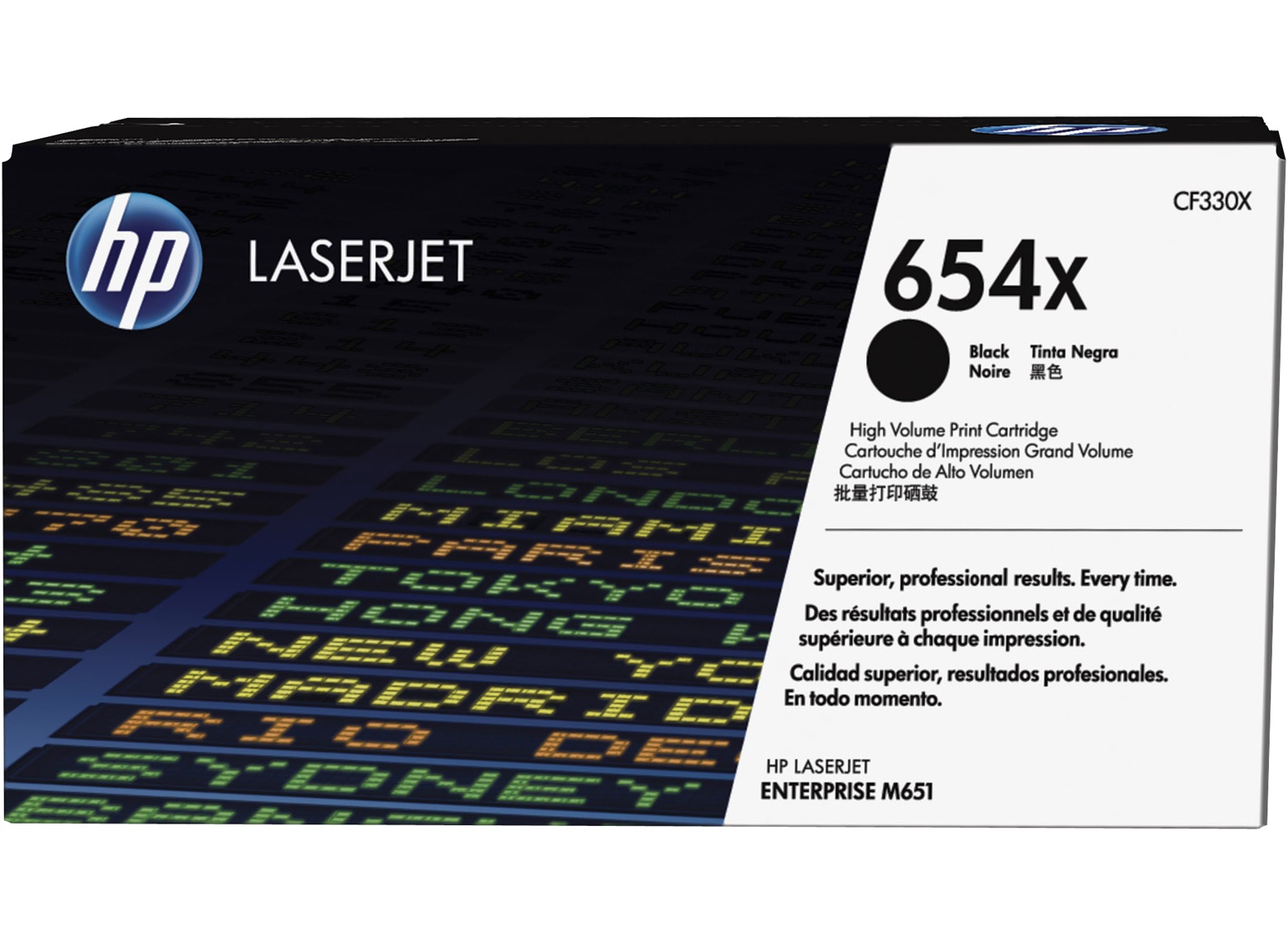 Toner, black, Nr. 654X, HP CF330X