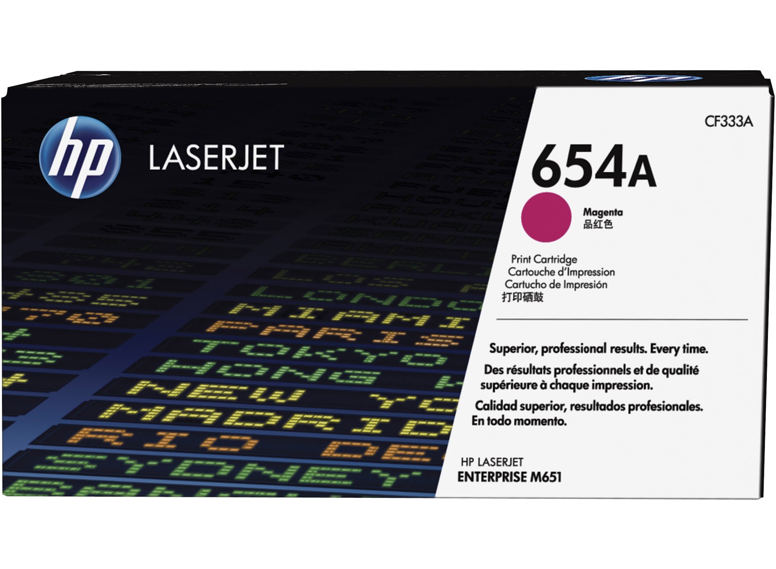 Toner, magenta, Nr. 654A, HP CF333A