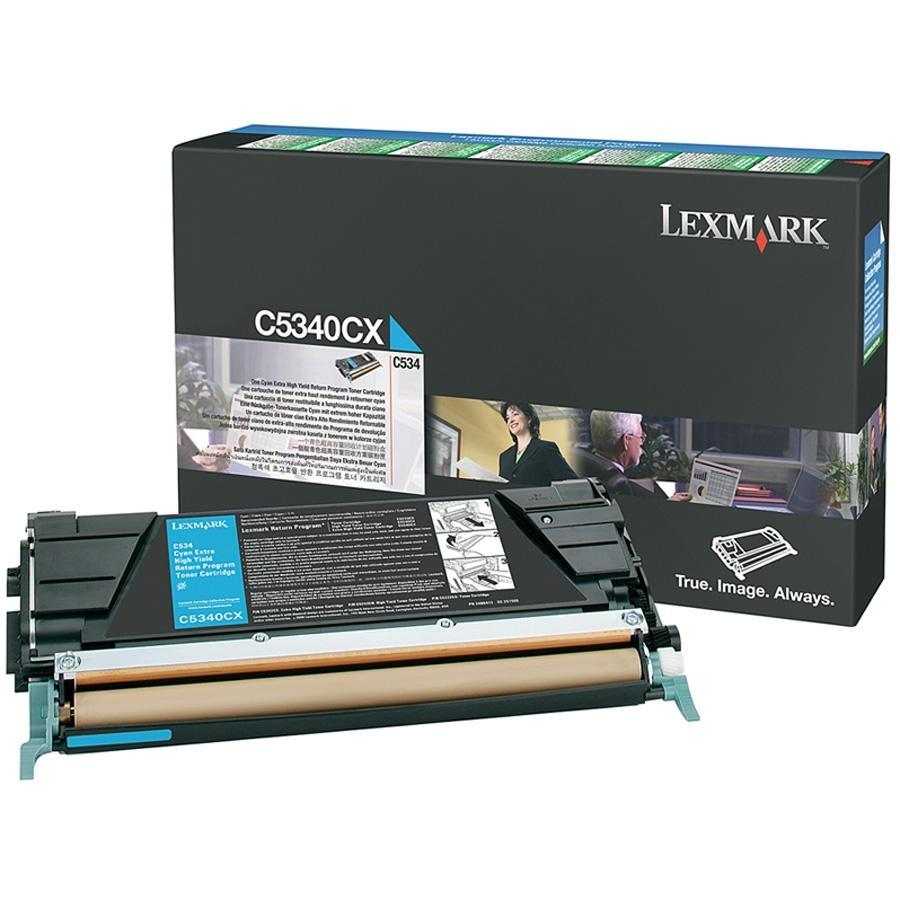 Toner, cyan, LEXMARK C5340CX