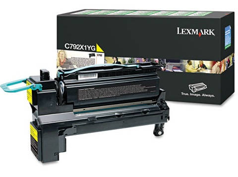 Toner, yellow, LEXMARK C792X1YG