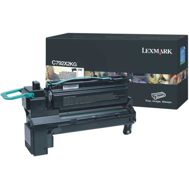 Toner, black, LEXMARK C792X2KG