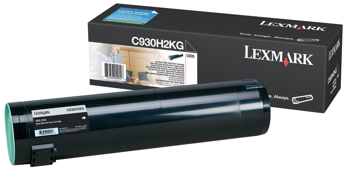 Toner, black, LEXMARK C930H2KG