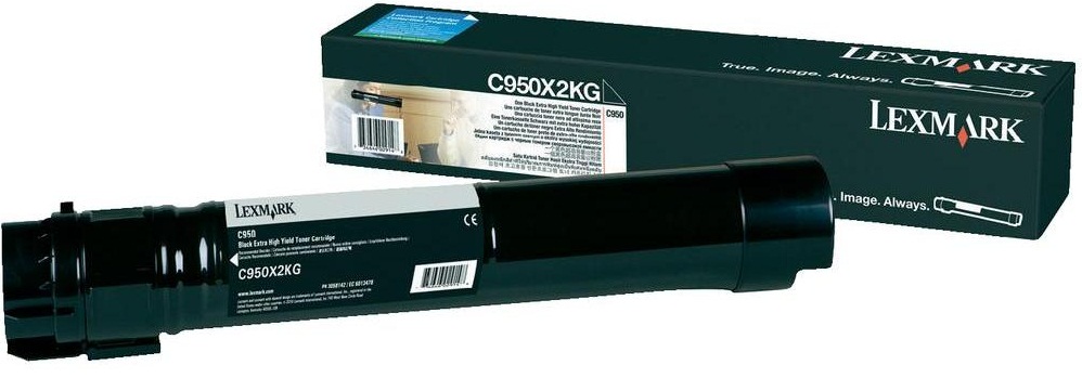 Toner, black, LEXMARK C950X2KG