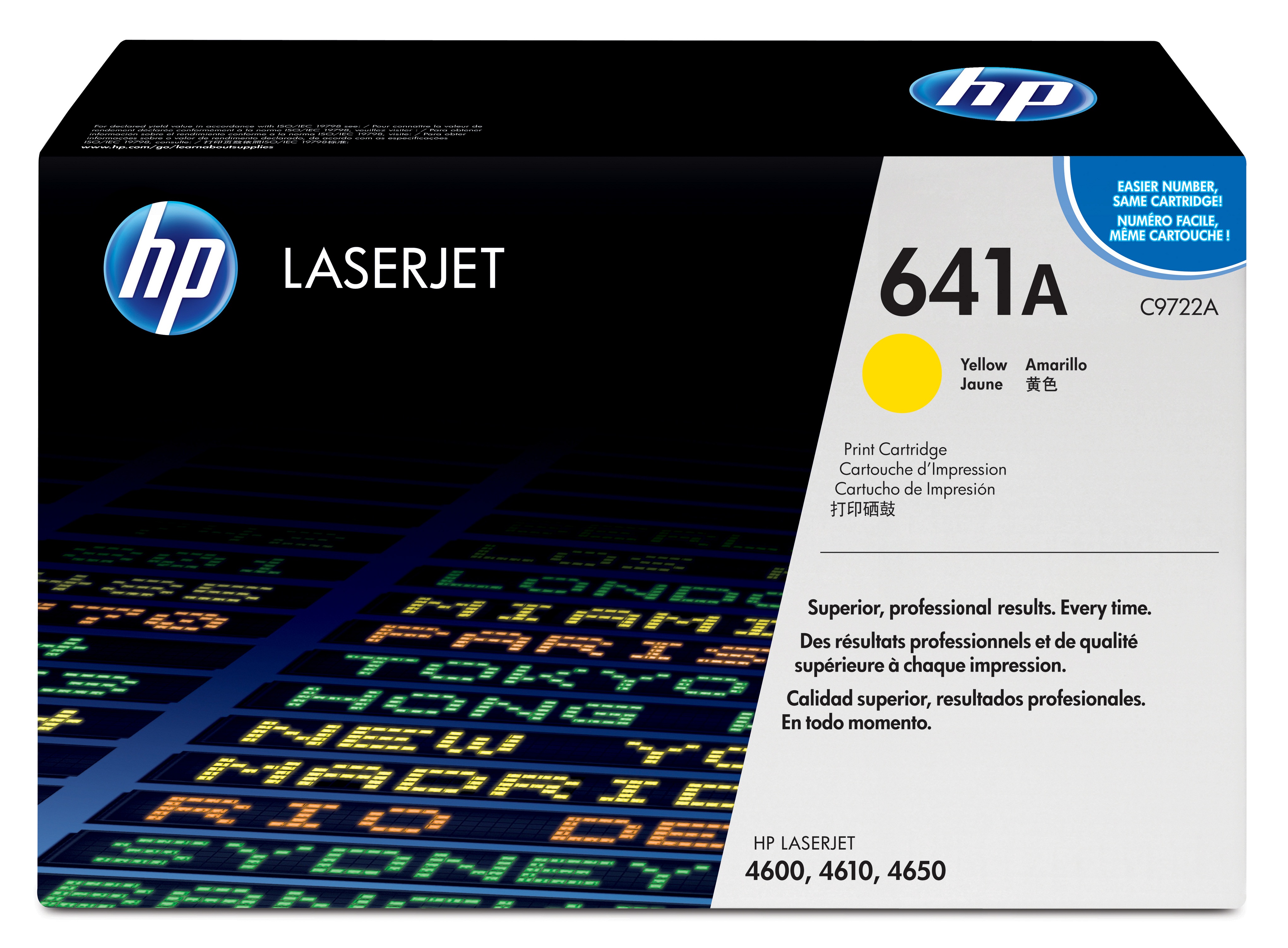 Toner, yellow, nr. 641A, HP C9722A