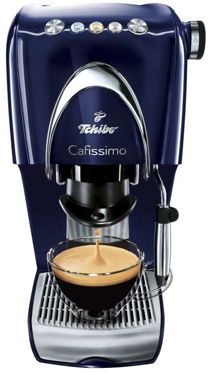 Aparat de cafea, 1.5L, albastru, 15 bar, Espressor TCHIBO Cafissimo Classic Nightflight Limited Edition