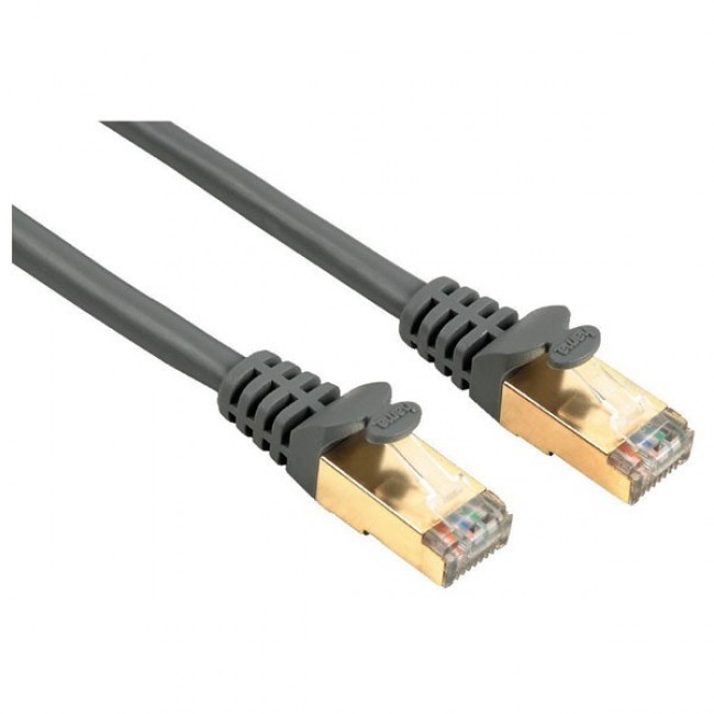 Cablu de retea STP Cat5e HAMA, 3m, gri