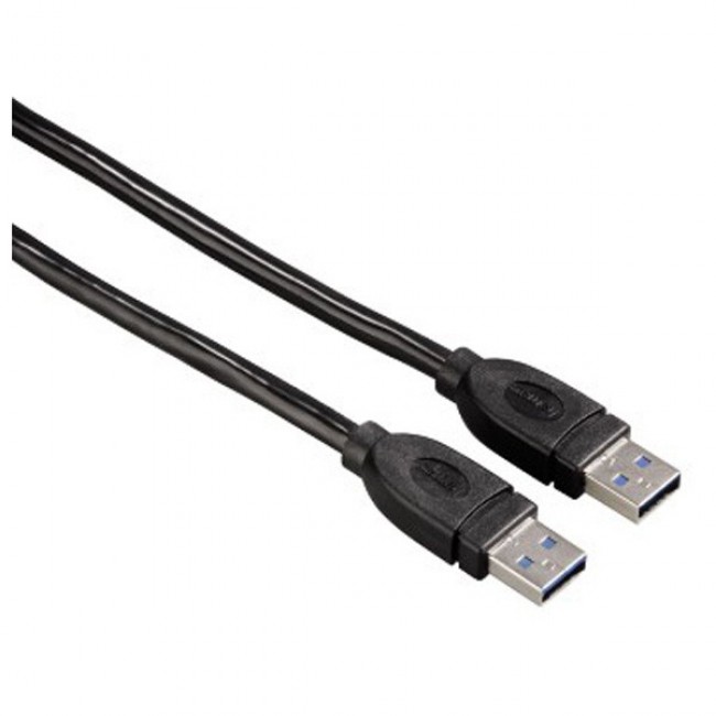 Cablu USB 3.0 A - A HAMA, 1.8m, negru