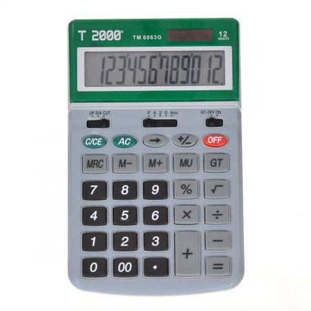 Calculator de birou, 12 digit, verde, T2000 TM6063
