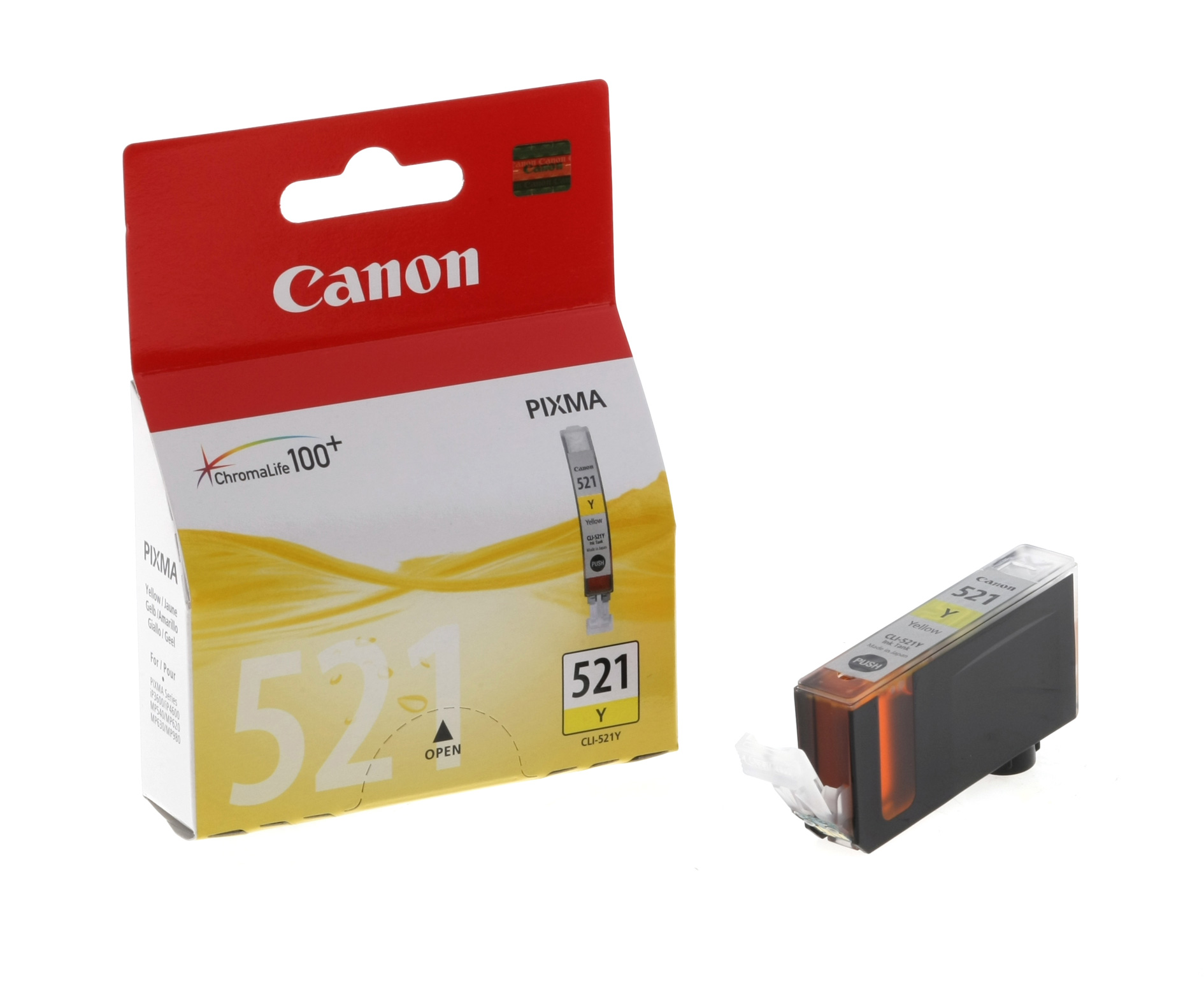 Cartus, yellow, CANON CLI-521Y