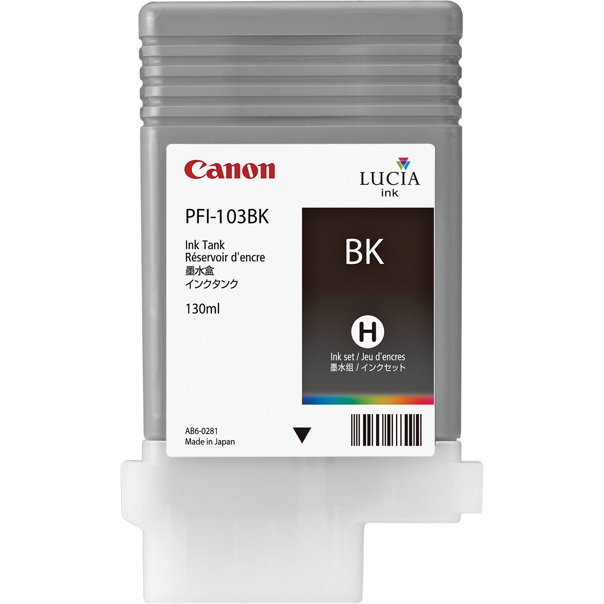 Cartus, black, CANON PFI-103BK