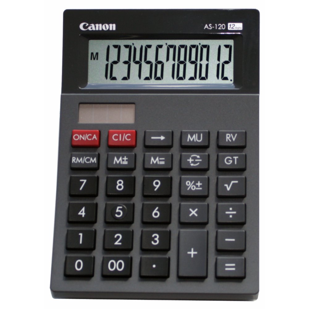 Calculator de birou, 12 digiti, CANON AS-120