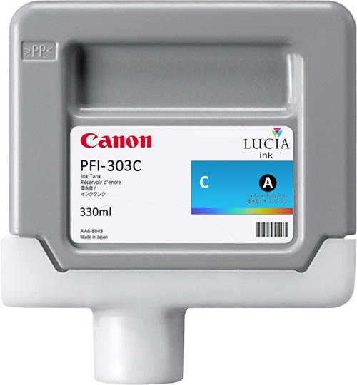 Cartus, cyan, CANON PFI-303C