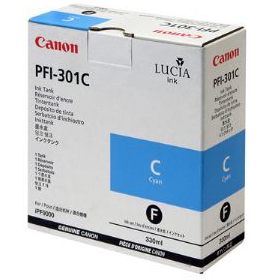 Cartus, cyan, CANON PFI-301C