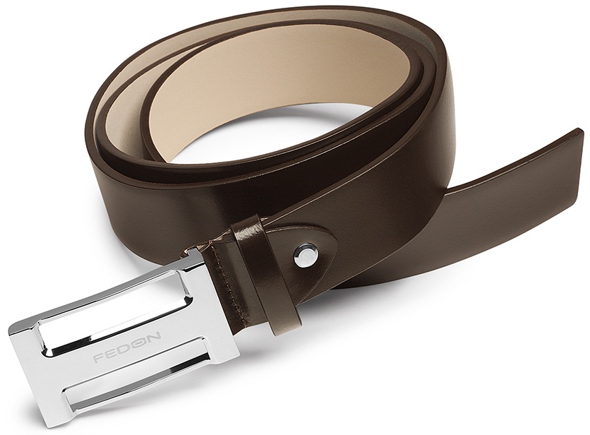 Curea maro, din piele de bovina, FEDON Belts Cint-U10