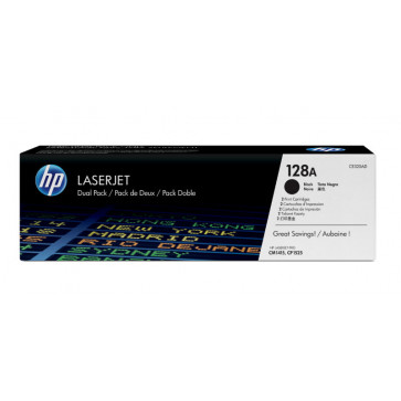 Toner, black, Nr. 128A, 2 buc./set, HP CE320AD