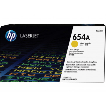 Toner, yellow, Nr. 654A, HP CF332A