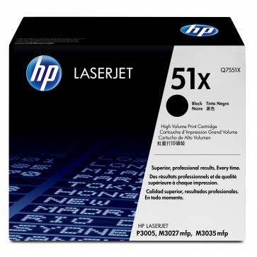 Toner, black, Nr. 51X, HP Q7551X