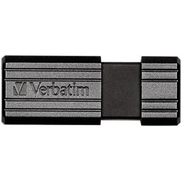 Stick USB 8GB VERBATIM PinStripe USB 2.0, Black