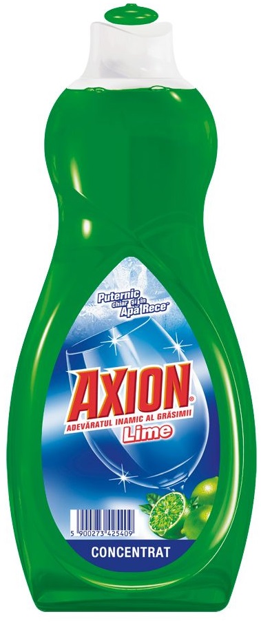 Detergent lichid pentru vase AXION Lime, 500ml