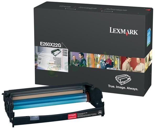 Drum (cilindru), black, LEXMARK E260X22G