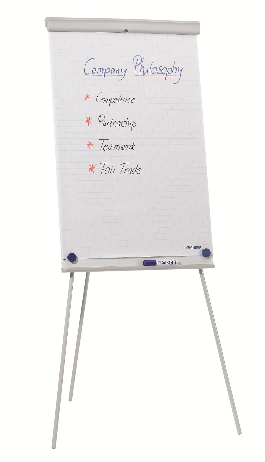 Flipchart magnetic, 68 x 105cm, FRANKEN X-tra!Line Standard