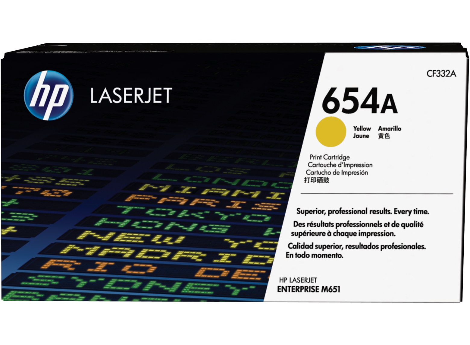 Toner, yellow, Nr. 654A, HP CF332A