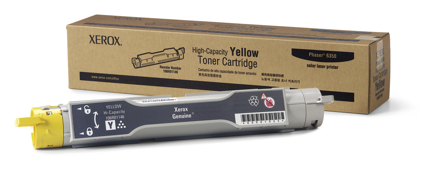 Toner, yellow, XEROX 106R01146