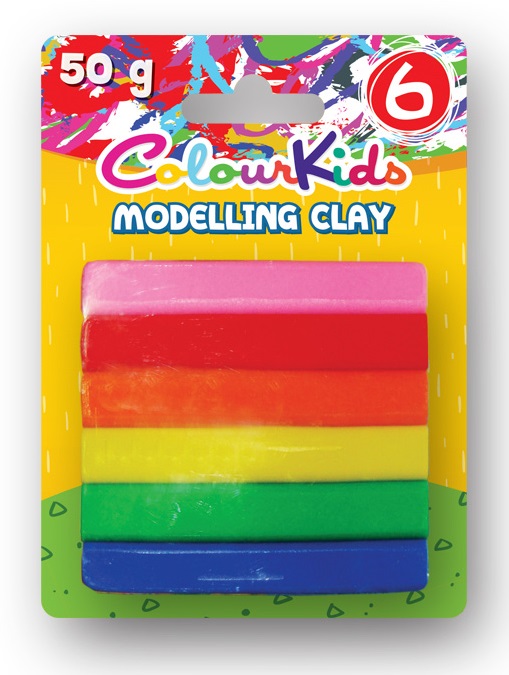Plastilina 50g 6 culori/set PIGNA ColourKids