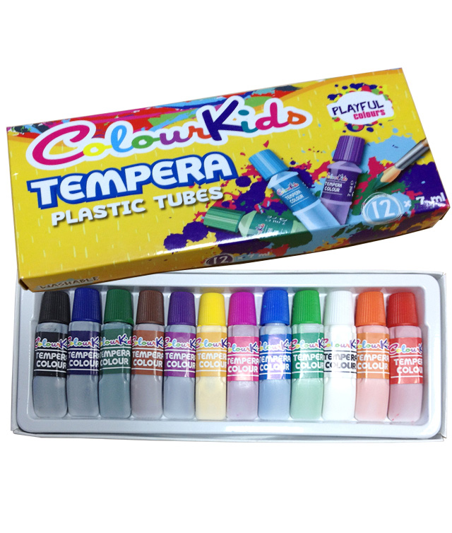 Tempera 7ml 12 culori/set PIGNA ColourKids