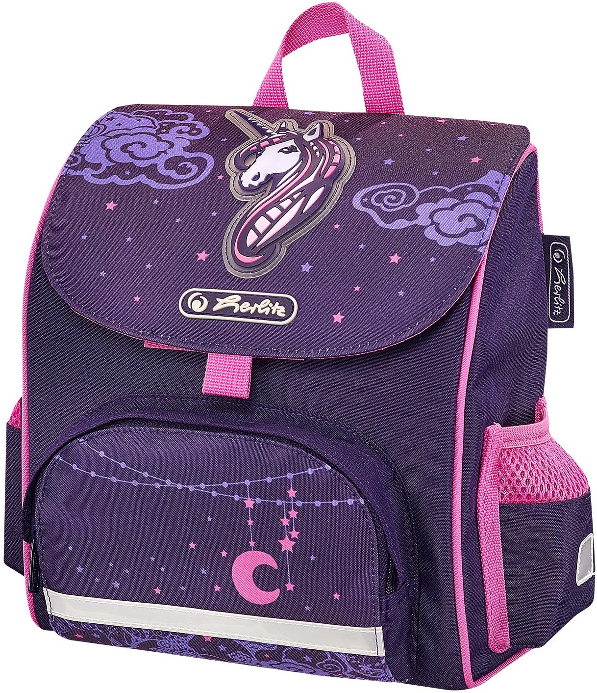 Ghiozdan gradinita ergonomic, HERLITZ Mini Softbag Unicorn