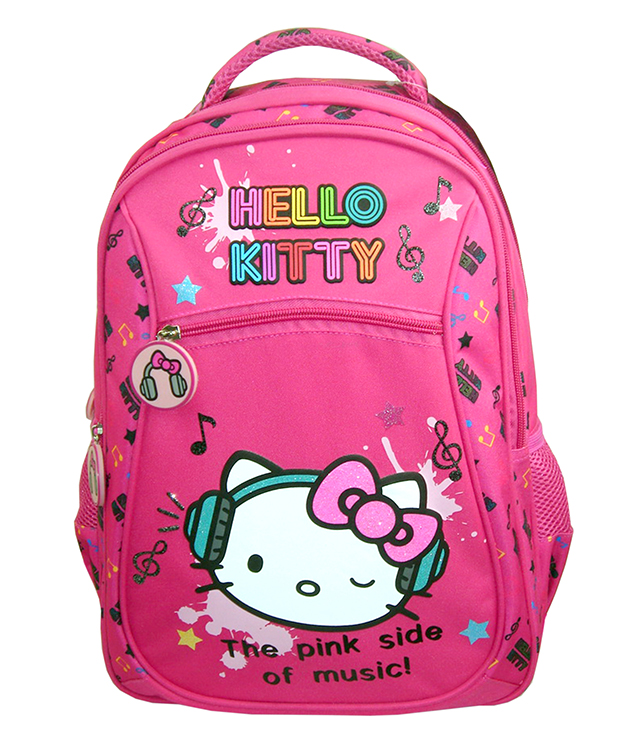 Ghiozdan clasele 1-4 HELLO KITTY The Pink Side of Music