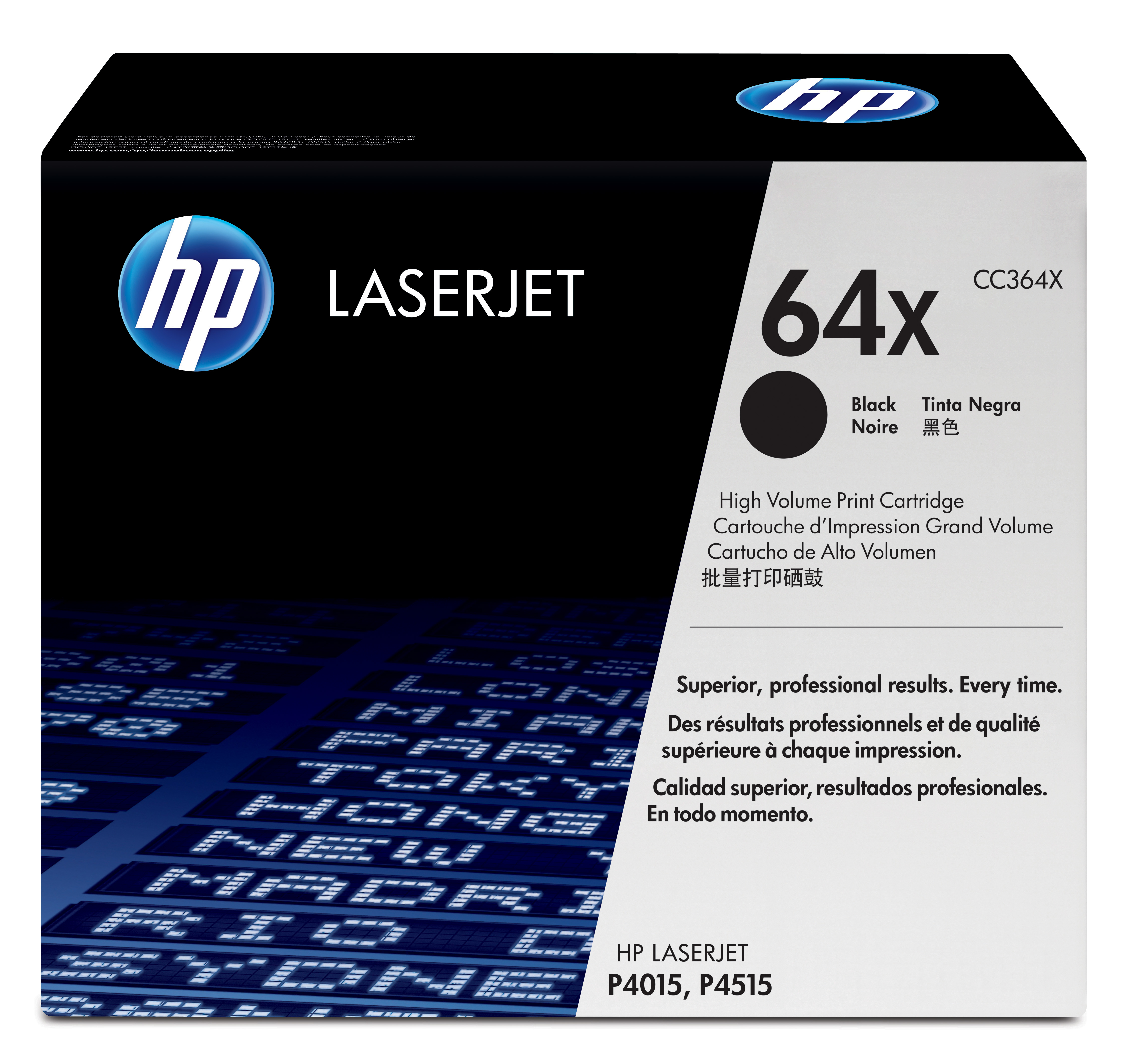 Toner, black, Nr. 64X, HP CC364X