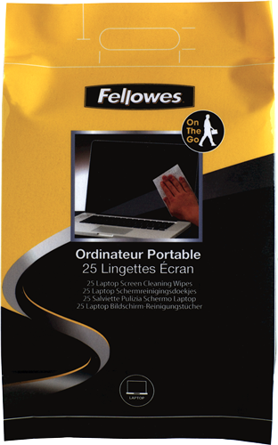 Servetele pentru curatare monitor laptop, 25 bucati/set, FELLOWES