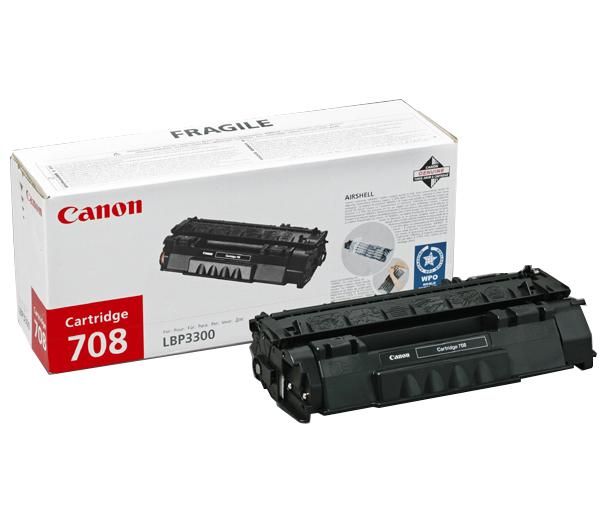 Toner, black, CANON CRG-708