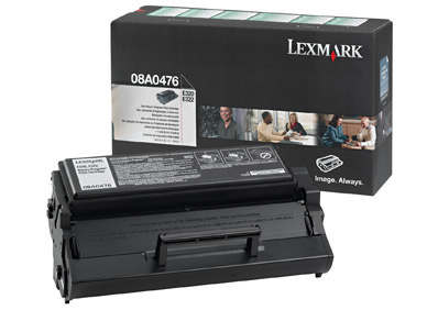 Toner, black, LEXMARK 08A0476